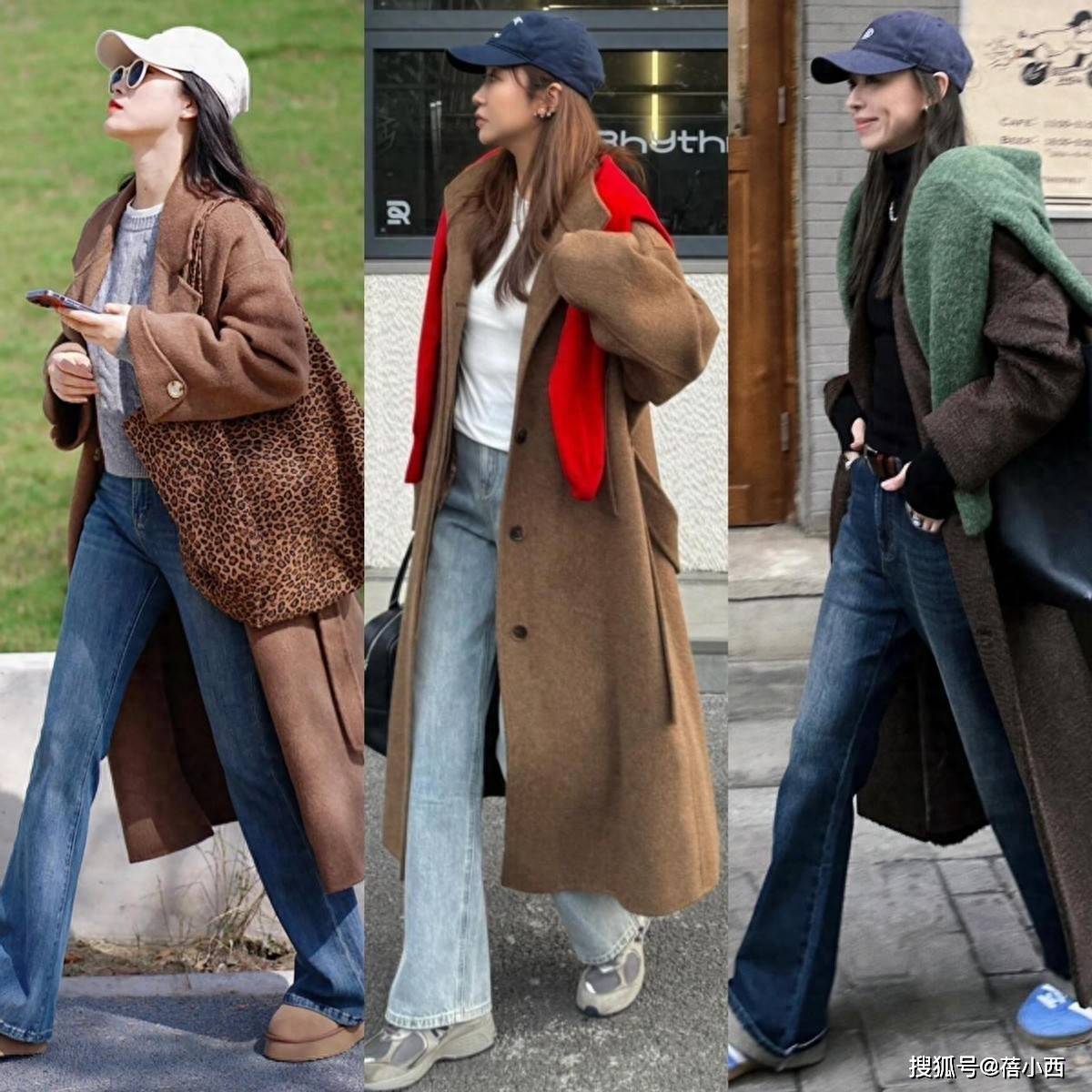 今年穿大衣流行“配这3款鞋子不配高跟鞋”，这几种穿搭，太高级