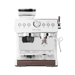 露茉【政府补贴】半自动研磨一体机咖啡机Pro 双加热双泵双锅炉意式商用家用蒸汽奶泡咖啡机CMA02