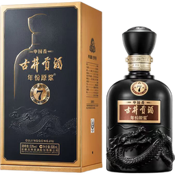 古井贡酒 中国香古7 浓香型白酒 50度 500ml*1瓶 单瓶装 年份包装随机