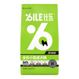 比乐原味粮鲜系列小型成犬狗粮1.5kg泰迪博美粮3斤