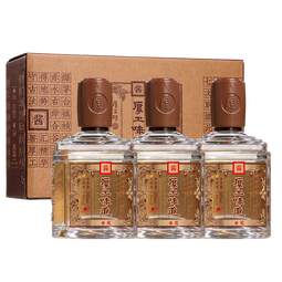 厚工坊【拍两套送工道】厚工味道  看花 茅台镇大曲坤沙53度酱香型白酒 53度 500mL 3瓶 （看花1盒）