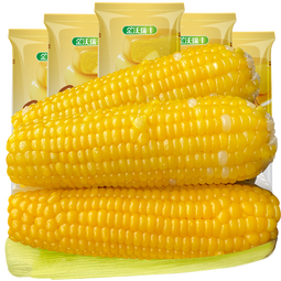 精品有机黄糯玉米 花糯玉米彩糯新鲜糯玉米真空装包 【有机认证】彩糯玉米8支 单棒均重＞200g