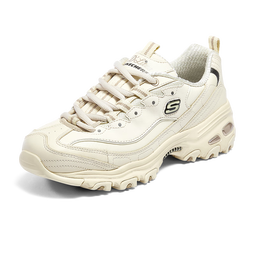 斯凯奇（Skechers）小白熊丨老爹鞋男女革面复古潮流休闲学生跑步运动鞋 女款-银标小白熊/WSL 38