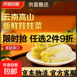 云南高山新鲜娃娃菜沙拉蔬菜早餐蔬菜水果现采现发 新鲜娃娃菜（3棵）*10包