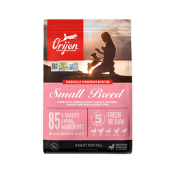 Orijen渴望犬粮 小型犬犬粮博美泰迪柯基全阶段通用生骨肉狗粮 犬粮1.8kg-效期至25年12月