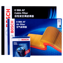博世（BOSCH）滤芯保养套装/汽车滤清器 四滤：空调滤+空气滤+机滤+汽滤 福特老福克斯【05至08款】