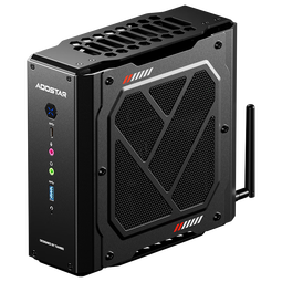 天钡游刃Z独显迷你电脑主机 高性能全新AMD R7台式整机双A组合RX6600LE显卡8G显存电竞游戏小主机 锐龙R7-7435HS+RX6600LE独显 准系