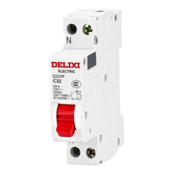 德力西家用dz47P双进双出断路器1P+N空开32A40a220V空调空气开关 6A 1P+N