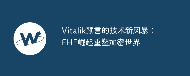 FHE崛起：重塑加密世界隐私计算