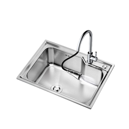 箭牌304不锈钢洗菜盆水槽单槽厨房水槽小户型洗碗池【政府补贴15%】