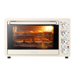 约肯意欧（UKOEO）高比克D1家用电烤箱上下管独立控温一键发酵箱台式烘焙多功能迷你小型烤红薯面包蛋糕电烤炉大容量 D1家用电烤箱 32L