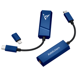 艾利和（Iriver）Astell&Kern AK HC2解码耳放线4.4mm HIFI平衡iOS安卓手机电脑便携小尾巴 午夜蓝