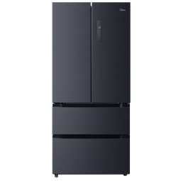 美的（Midea）508升大容量3分钟PST急速净味变频一级能效风冷无霜法式多门电冰箱家用除菌智能冰箱国家补贴20% BCD-508WTPZM(E)灰
