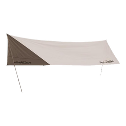 Naturehike挪客范棉布营地大型六边形天幕户外露营大空间遮阳棚野餐聚会防晒 流沙金/含杆子