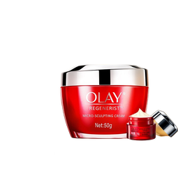 玉兰油（OLAY）大红瓶面霜女金纯塑颜霜抗皱紧致护肤品滋润淡纹补水保湿节日礼物 大红瓶面霜50g【买1享6】