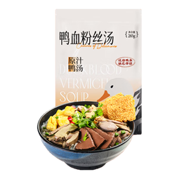 园南京鸭血粉汤丝正宗老鸭汤粉丝米线方便速食特色产小吃夜宵盒装 【千人购买】经典原味180g*3盒装