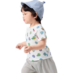 巴拉巴拉婴儿t恤宝宝上衣女童衣服男童短袖夏装可爱208224117221