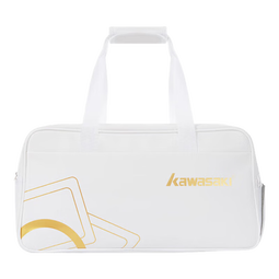 Kawasaki羽毛球包大容量手提单肩包球拍包斜跨包B8133 冰川白
