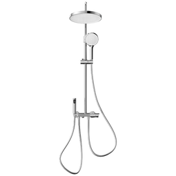 日丰淋浴花洒全套置物平台增压喷头沐浴器四功能花洒套装