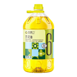 金掌门食用油 非转基因低芥酸≤1%正宗一级压榨菜籽油芥花油5L 1桶