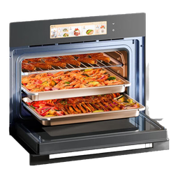 凯度（CASDON）【旗舰双热风 ZRPro白色款】58L嵌入式蒸烤箱一体机家用微蒸烤炸炖五合一 11.26英寸真彩屏 ZMPro ZRPRO-星辰灰