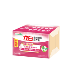 立白天然椰油洗衣皂透明皂深层洁净去渍祛味易漂耐用茉莉橙花香不伤手 【易漂去渍】椰油皂 101g*1块