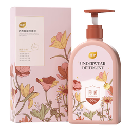 【植护内衣洗衣液】除菌除螨去血渍去黄洗内裤专用液内衣洗衣液 内衣洗衣液【香型随机】500g*1瓶