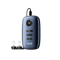 纽维达助听器老年人重度极重度听损耳聋长续航双耳充电盒式助听器A-90