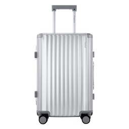 Diplomat外交官行李箱时尚镁铝合金铝框男女旅行拉杆箱TL-25052银色20英寸