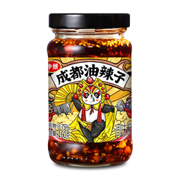 仲景成都油辣子果仁多多辣椒酱拌饭拌面拌菜夹馍火锅蘸料【0防腐剂】 【尝鲜】成都油辣子160g