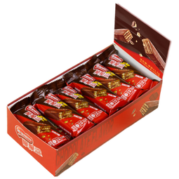雀巢（Nestle）脆脆鲨威化饼干12.5g*18条巧克力味盒装 约225g 代餐 休闲零食