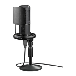 闪克（maono）麦克风电脑麦笔记本USB电容麦网课教学游戏K歌直播录音话筒会议桌面式啵啵麦 461T高品音质+可调增益+即插即用