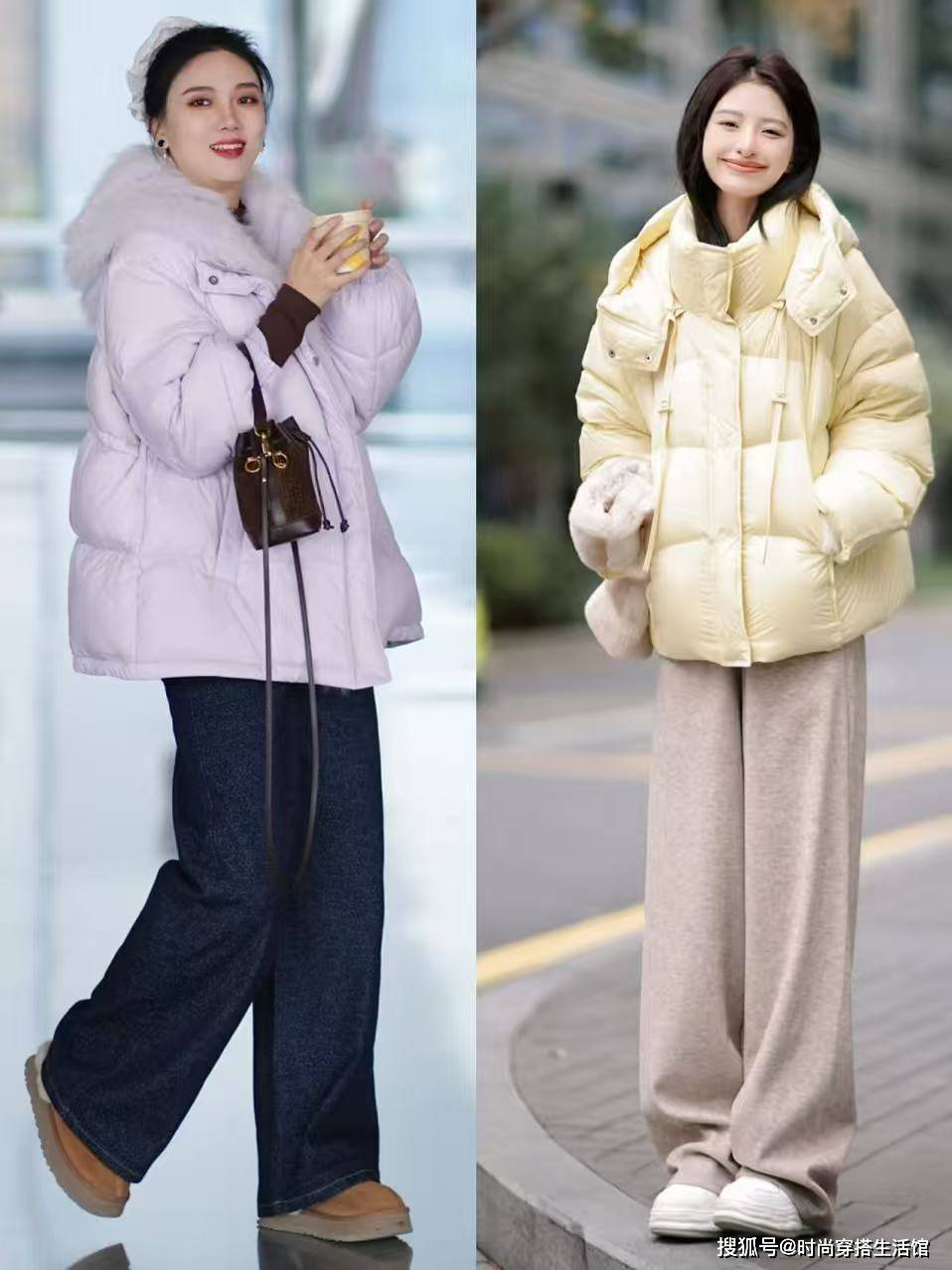 为什么羽绒服尽量少穿黑白灰，多穿“富贵色”？看这3组对比就懂