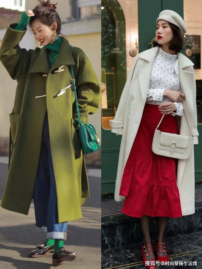 穿“大衣”时，一定不要再配靴子了！瞧瞧北京女生这样穿是有多美