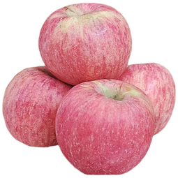 京鲜生 陕西洛川红富士苹果净重5斤 单果80-85mm 源头直发
