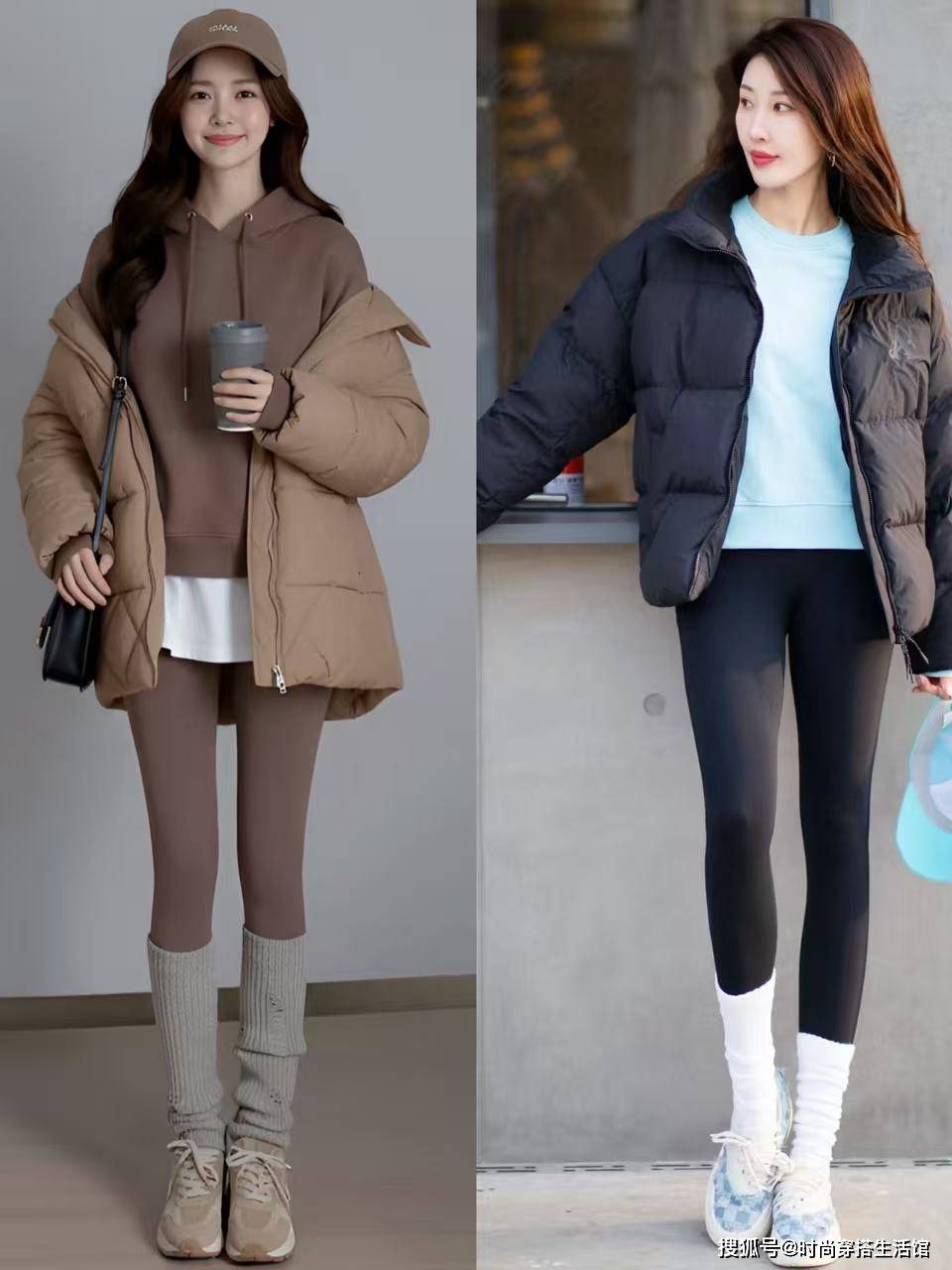 今年冬天火了一种穿法叫：袜子裹裤子，保暖又高级，老寒腿的福利