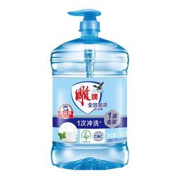 雕牌洗洁精家庭装家用大桶全效加浓强力洗涤剂厨房洗碗清洁剂实惠 【2.04斤】1.02kg*1瓶雕牌全效洗洁精
