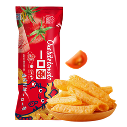 【良品铺子同厂】喜盈盈一口虾一口番薯条超大袋 一口番原味 168g/袋 1袋