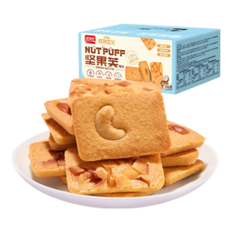 盼盼坚果芙椰片饼干巴旦木腰果酥脆饼干零食小吃休闲食品充饥夜宵整箱 坚果芙380g（混合口味）【约46包】