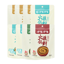 呷哺呷哺 火锅蘸料 拌面拌菜麻酱 原味60g*10袋