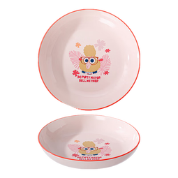 疯狂动物城缤纷系列陶瓷餐具8英寸陶瓷餐盘 【羊副市长】8英寸餐盘*1