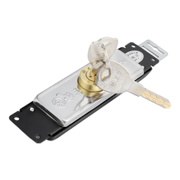 梅花（BLOSSOM）卷帘门锁 中开卷闸门锁 商铺仓库防盗门锁 C级锁芯铜芯铜钥匙DZ01