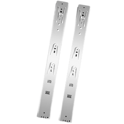 海蒂诗（Hettich）滑轨抽屉轨道阻尼缓冲滑轨加厚三节橱柜滑道导轨 KA5632 银色300mm=12寸