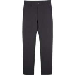 才子（TRIES）男士商务休闲裤弹力垂感百搭修身直筒裤春秋款加厚保暖西装裤 黑色 29 74cm