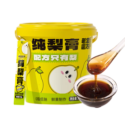 老金磨方纯梨膏210g桶装 浓缩砀山梨冲泡梨膏泡水膏方儿童老人 纯梨膏210g