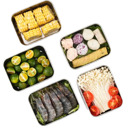 家用保鲜盒收纳盒密封带盖食品盒饭盒冰箱专用盒子储存盒 带盖保鲜盒