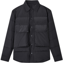 gxg.jeans男装 2024年冬季黑色大口袋翻领短款羽绒服 黑色 S (165)