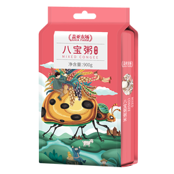 盖亚农场八宝粥900g(五谷杂粮八宝粥米 八种谷米 真空包装 ） 八宝粥 900g*1袋