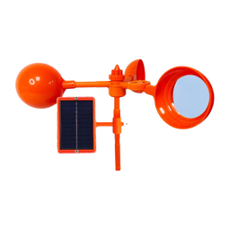 美燕 驱鸟器果园专用全自动太阳能赶鸟神器户外防鸟语音吓唬鸟鱼塘 大号经典直杆【70种声音】