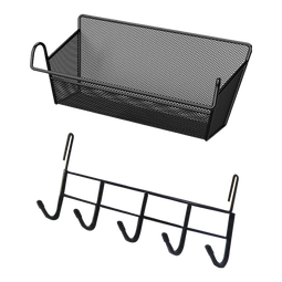 百草园床头置物架床边挂篮免打孔大学生上铺零食架子寝室收纳篮宿舍神器